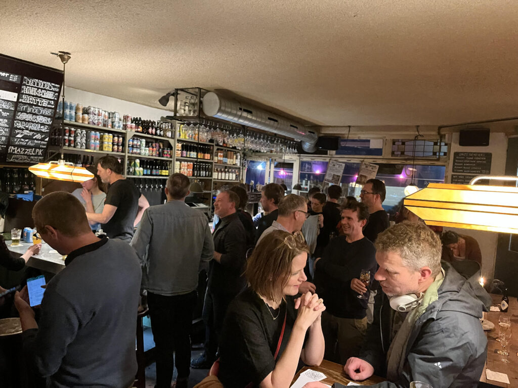Attendees at the first Musician Meetup at Bar Joost